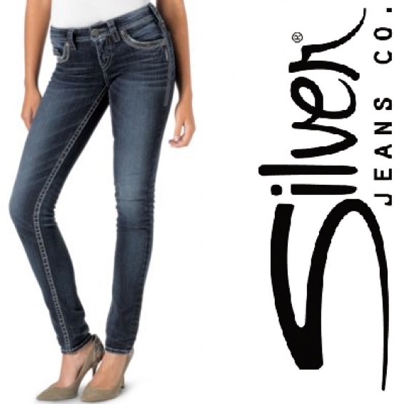 silver jeans fluid denim